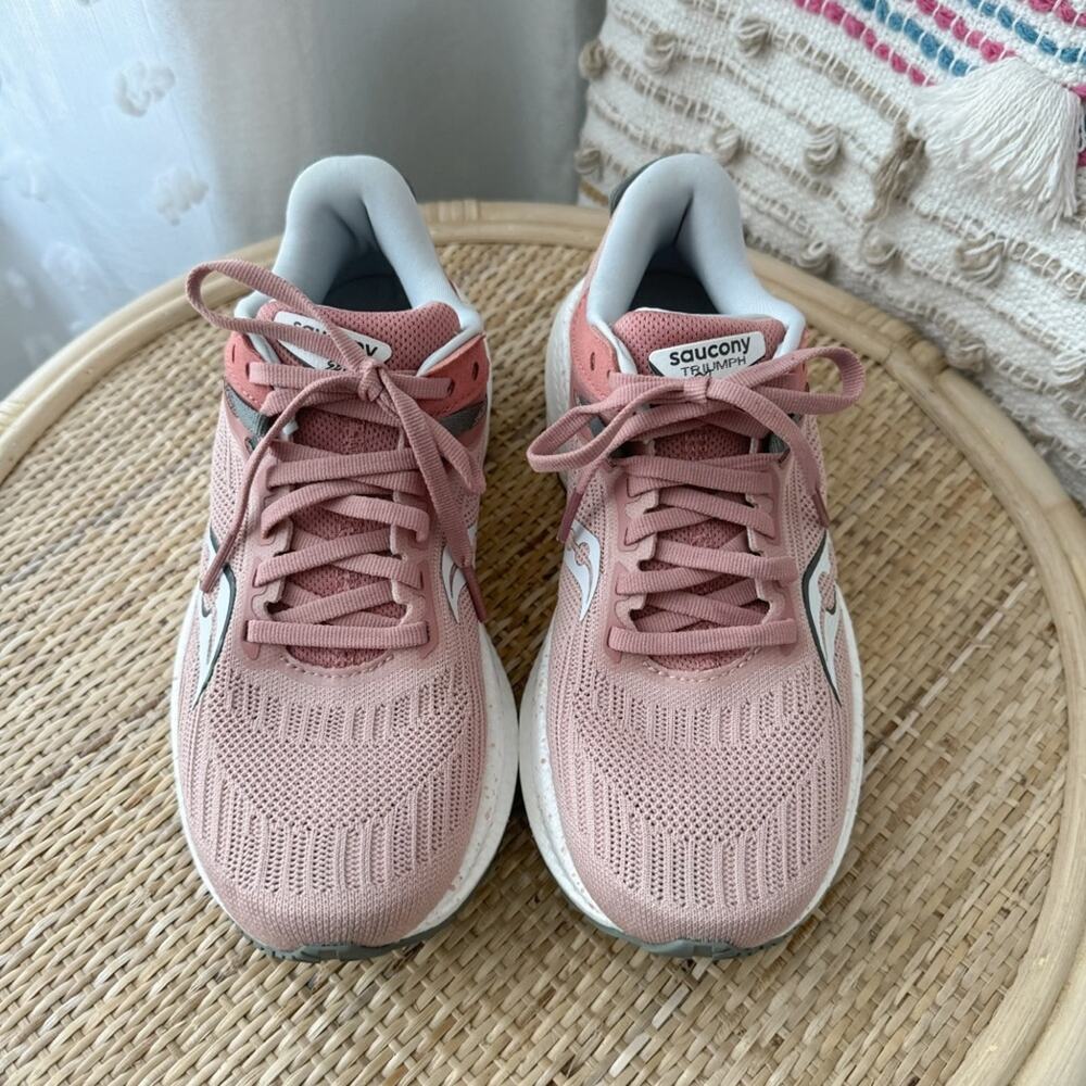 Saucony Triumph 21 Lotus Bough Road-Running Sneakers Women’s Size 6.5 - Picture 3 of 9